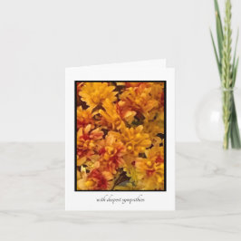 Cierre de Goldenrod con una tarjeta de simpatía ro