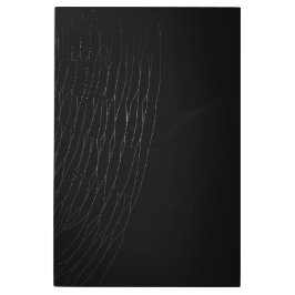 Cierre de la web blanca con Poster negro