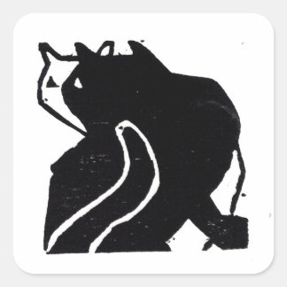 Cierre de regalo de Pegatinas de arte gato origina