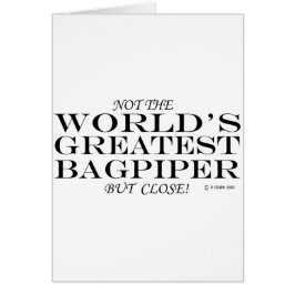 Cierre del mejor Bagpiper