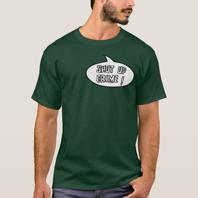 Cierre la camiseta del crimen (Anverso)