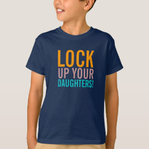 Cierre para arriba a sus hijas - camiseta de los