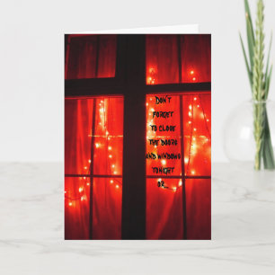 Cierre su Windows. Tarjeta de Halloween