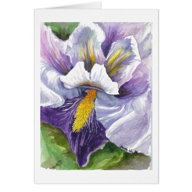 Ciérrese para arriba de un lirio (Frente)