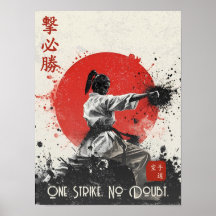 Cierto Arte de Golpe de Karate Tradicional Victori