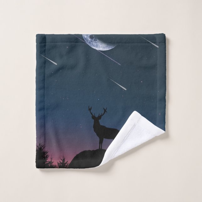ciervo a la luz de la luna (Toallita)