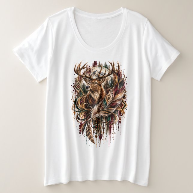 Ciervo Boho, Soñando con Ciervos (Anverso del diseño)