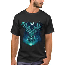 Ciervo Celestial – Camiseta Galaxia de Vida Silves