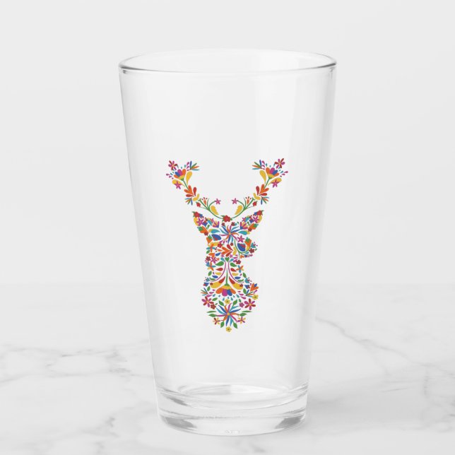 ciervo floral - diseño encantador (Anverso)