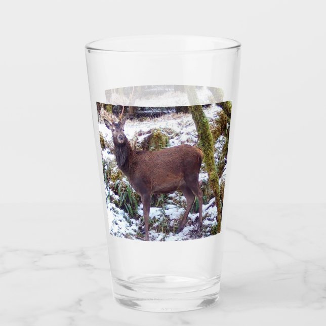 Ciervo Rojo Personalizable en Arte de la Naturalez (Anverso)