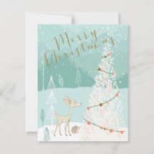 Ciervos de las Felices Navidad