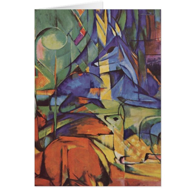 Ciervos - Franz Marc (Frente)
