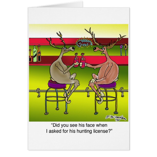 Ciervos que piden una licencia de caza (Frente)