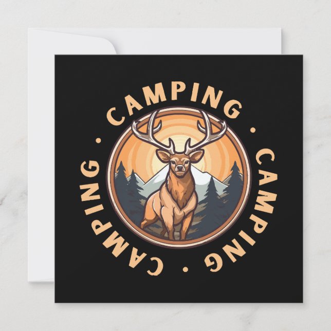 Ciervos - Salvajismo - Camping (Anverso)