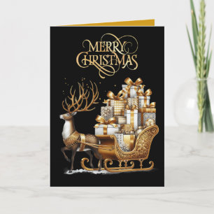 Ciervos y la habilidad con regalos de Navidad