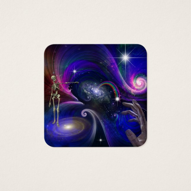 Cifras esqueléticas en cosmos (Anverso)
