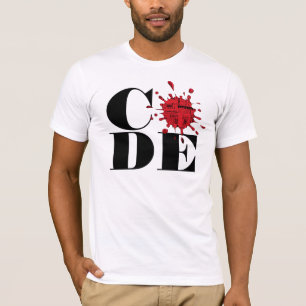 Cifre la camiseta de informática