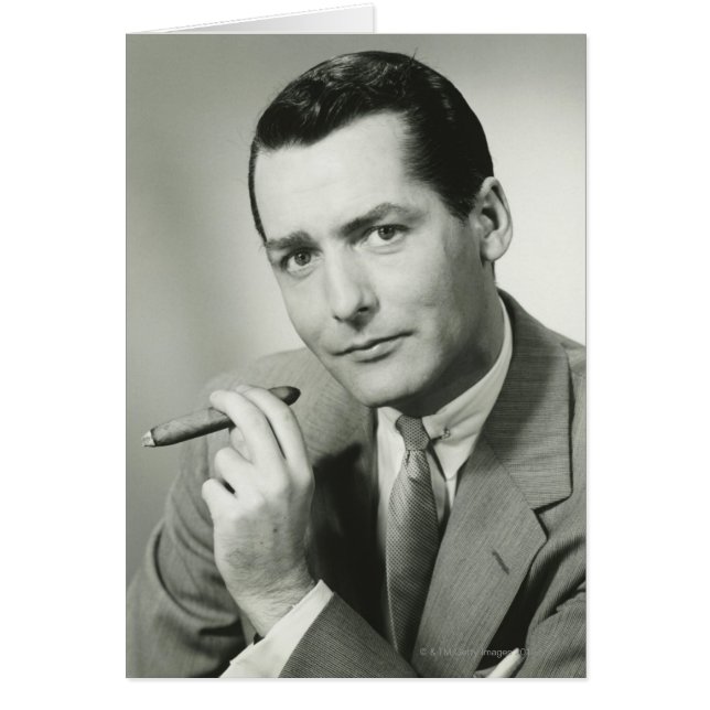 Cigar de fumadores para hombres de negocios (Frente)