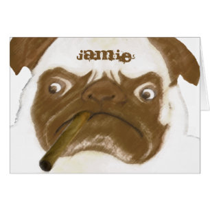 Cigar de puggy negro personalizado AFICIONADO