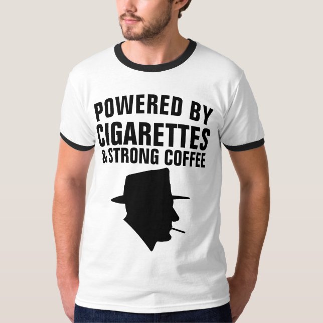 CIGARRILLOS Y CAFÉ Y Camisetas (Anverso)