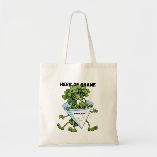 Cilantro - Hierba de la vergüenza graciosa bolsa d (Frente)
