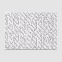 Cilindro Graduado Feliz Papel de Tejido de Graduac