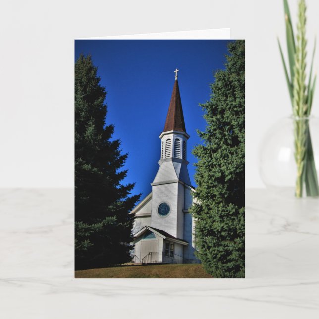 "Cima de St. Cathrine" Tarjeta de Pascua (Anverso)