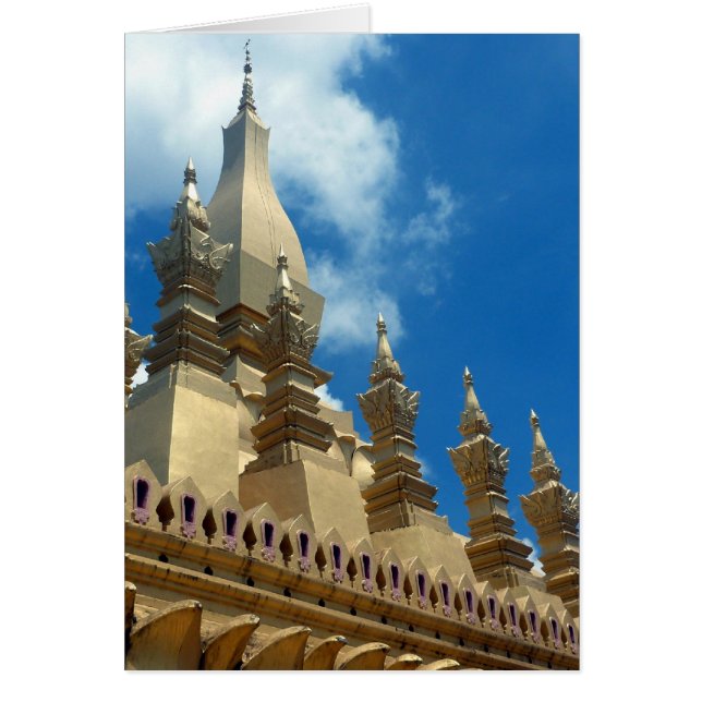 cima dorada de Stupa (Frente)