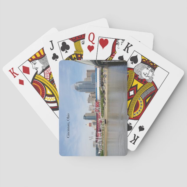 Cincinnati, cartas de juego de Ohio (Reverso)