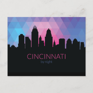 Cincinnati por noche postal por NightWolfDezzes