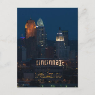 CINCINNATI. Postales de RÓTULO OHIO SKYLINE LIGHT