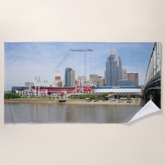 Cincinnati, toalla de playa de Ohio (Anverso)