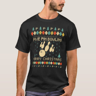Cinco bolas de pines Navidades feos Sweater Vintag