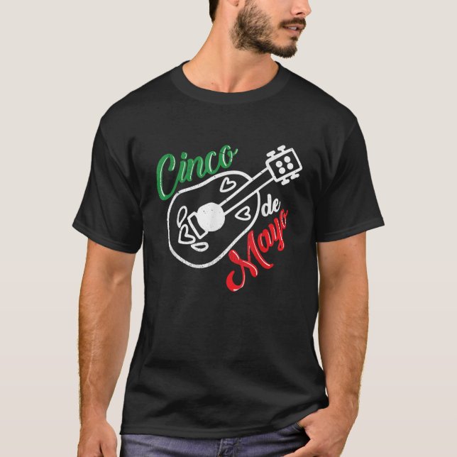 Cinco camisetas de mayo Fiesta Camisa De Mayo Cinc (Anverso)