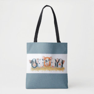 Cinco Cerditos de la bolsa de la tota