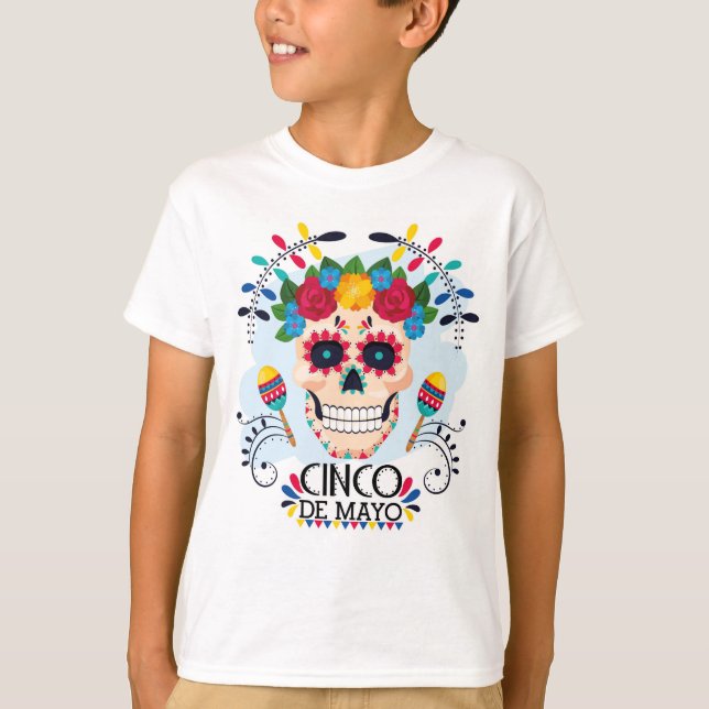 Cinco De Mayo Camiseta (Anverso)