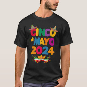 Cinco De Mayo Camiseta Clásica Mexicana 2024