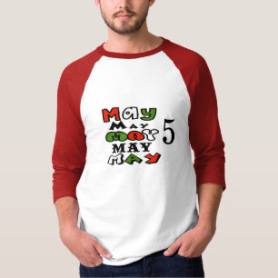 Cinco de Mayo camiseta del gráfico del 5 de mayo