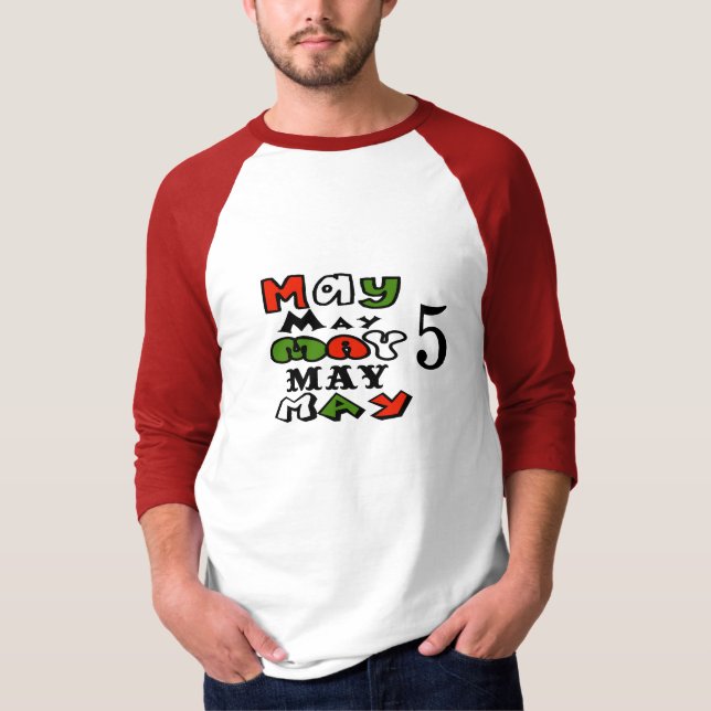 Cinco de Mayo camiseta del gráfico del 5 de mayo (Anverso)