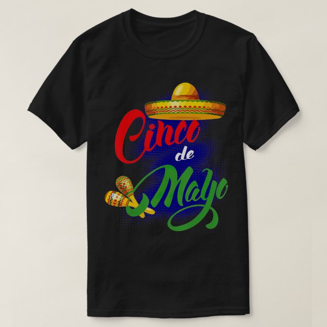 Cinco de mayo Fiesta Design Camisa 5 de mayo Viva (Diseño del anverso)