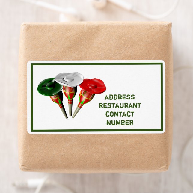 Cinco de mayo, fiesta mexicana etiqueta personaliz (In situ)