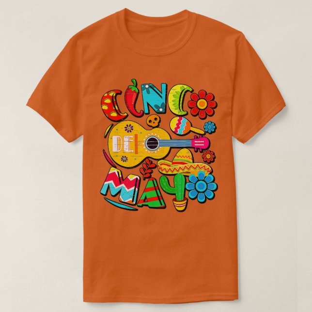 Cinco De Mayo Fiesta Sorpresa Camisa 5 De Mayo Viv (Diseño del anverso)