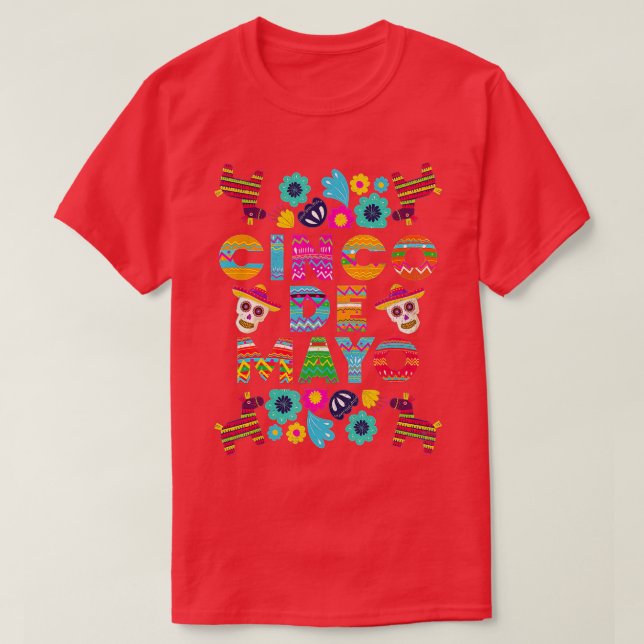 Cinco De Mayo Fiesta Sorpresa Camisa 5 De Mayo Viv (Diseño del anverso)