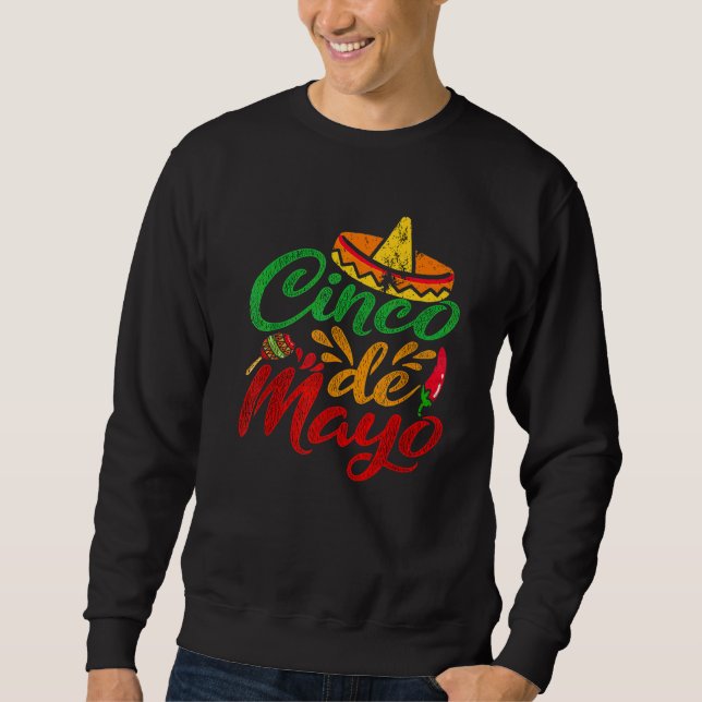 Cinco De Mayo Fiesta Sorpresa Camisa 5 De Mayo Viv (Anverso)
