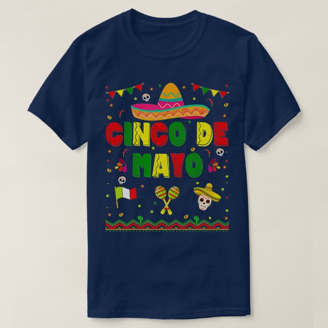 Cinco De Mayo Fiesta Sorpresa Camisa 5 De Mayo Viv (Diseño del anverso)