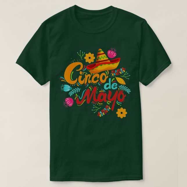 Cinco De Mayo Fiesta Sorpresa Camisa 5 De Mayo Viv (Diseño del anverso)