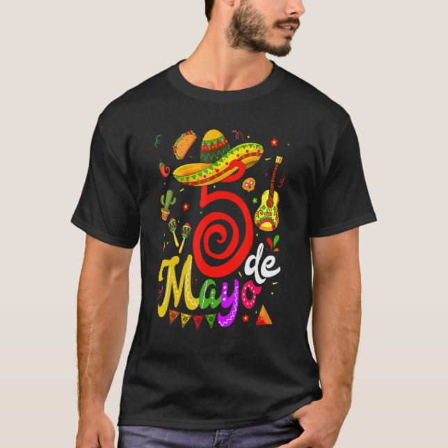 Cinco De Mayo Fiesta Surprise Camisa 5 De Mayo Viv (Anverso)