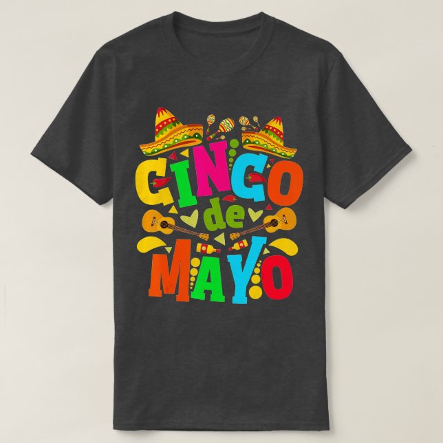 Cinco De Mayo Fiesta Surprise Camisa 5 De Mayo Viv (Diseño del anverso)
