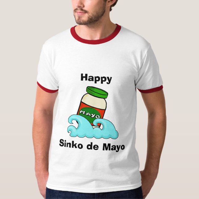 Cinco de Mayo o la graciosa camiseta de Sinko de M (Anverso)