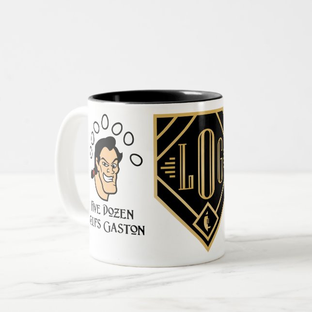 Cinco docena Ouefs Gastón - taza de café del (Anverso izquierdo)